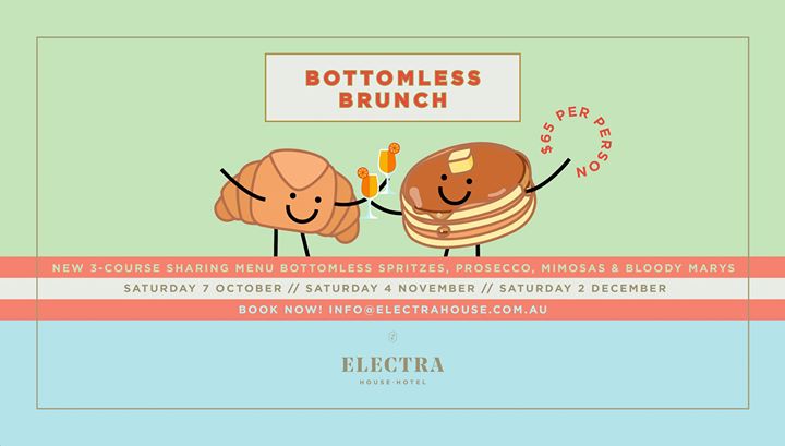 Bottomless Brunch at Electra is back!