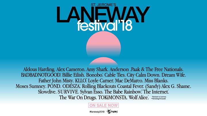 St Jeromes Laneway Festival 18