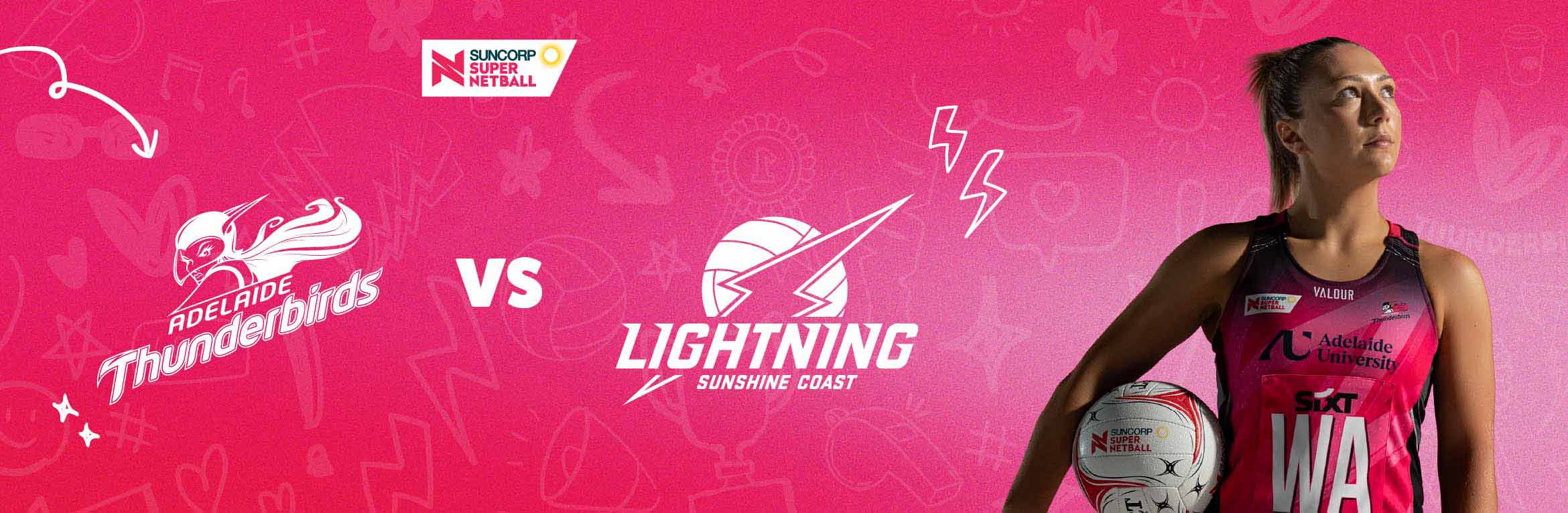 Adelaide Thunderbirds v Sunshine Coast Lightning